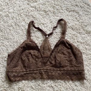Auden Brown Lace Bralette